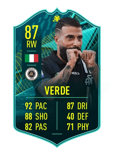 Daniele Verde PLAYER MOMENTS 87 OVR