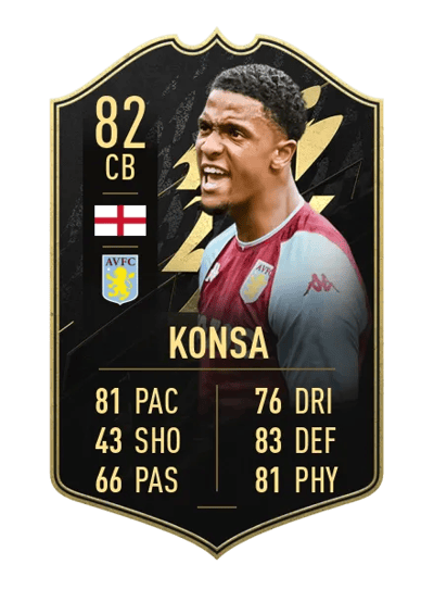 Ezri Konsa Team of the Week 82 OVR