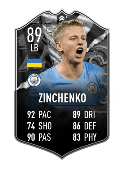 Oleksandr Zinchenko SHOWDOWN 89 OVR