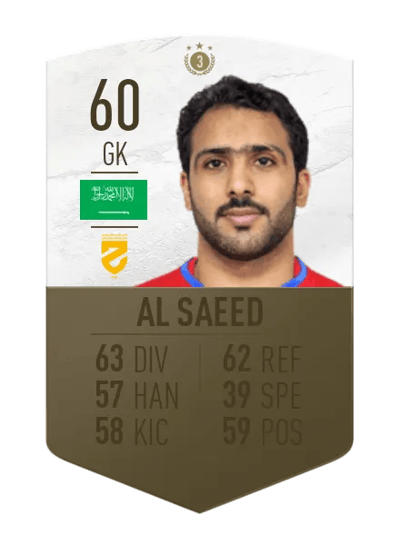 Dawood Al Saeed ICON SWAPS 3 60 OVR