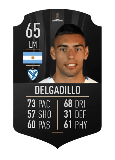 Nicolás Delgadillo CONMEBOL LIBERTADORES 65 OVR