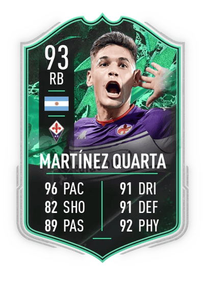 Lucas Martínez Quarta SHAPESHIFTERS 93 OVR