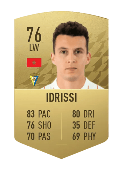 Oussama Idrissi Common 76 OVR