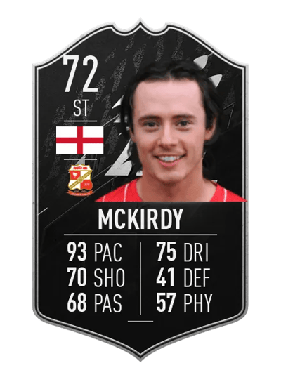 Harry McKirdy Team of the Week 72 OVR