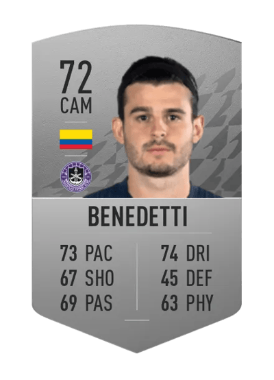 Nicolás Benedetti Common 72 OVR