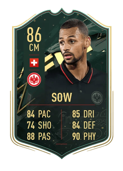 Djibril Sow WINTER WILDCARDS 86 OVR