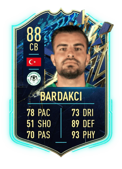 Abdülkerim Bardakcı Team of the Season 88 OVR