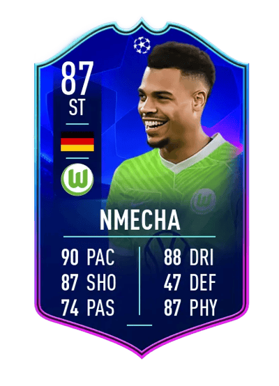 Lukas Nmecha UEFA CHAMPIONS LEAGUE TEAM OF THE TOURNAMENT 87 OVR