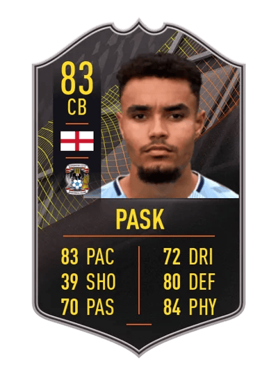 Josh Pask STORYLINE 83 OVR