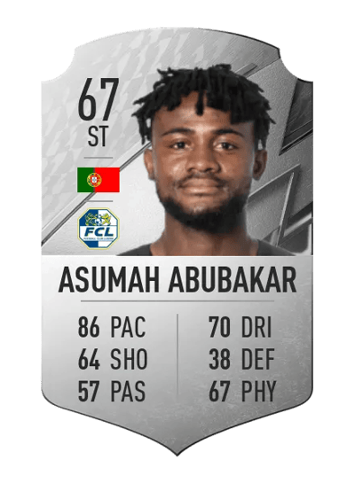 Asumah Abubakar Rare 67 OVR