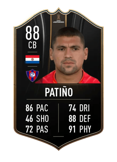 Juan Patiño CONMEBOL Libertadores TOTGS 88 OVR