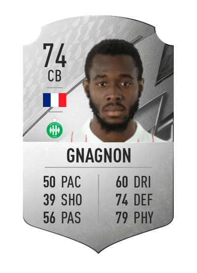 Joris Gnagnon Rare 74 OVR