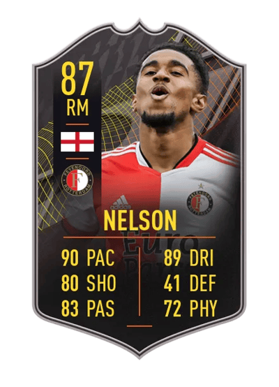 Reiss Nelson STORYLINE 87 OVR