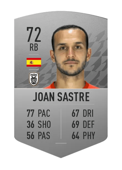 Joan Sastre Common 72 OVR