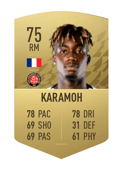 Yann Karamoh Common 75 OVR