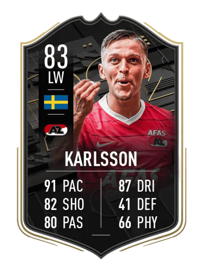 Jesper Karlsson SIGNATURE SIGNINGS 83 OVR