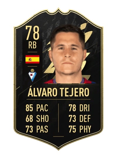 Álvaro Tejero Team of the Week 78 OVR