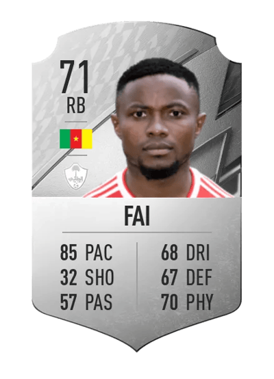 Collins Fai Rare 71 OVR