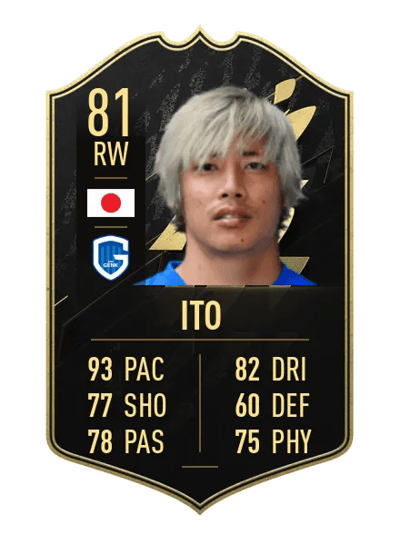 Junya Ito Team of the Week 81 OVR