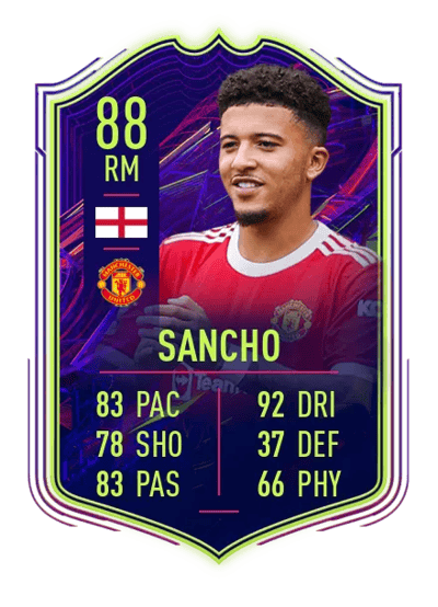 Jadon Sancho Ones to Watch 88 OVR