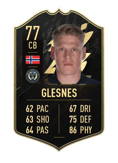 Jakob Glesnes Team of the Week 77 OVR