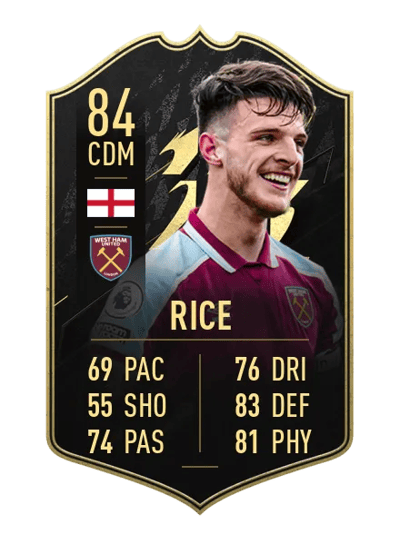 Declan Rice Team of the Week 84 OVR