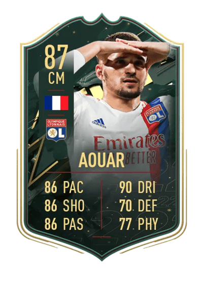 Houssem Aouar WINTER WILDCARDS 87 OVR