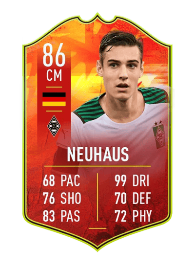 Florian Neuhaus adidas NUMBERS UP 86 OVR