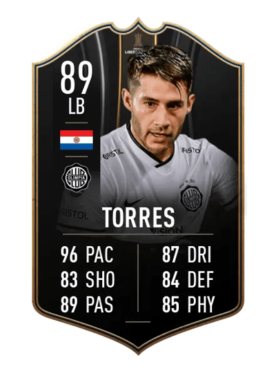 Iván Torres CONMEBOL Libertadores TOTGS 89 OVR