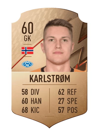 Jacob Karlstrøm Rare 60 OVR