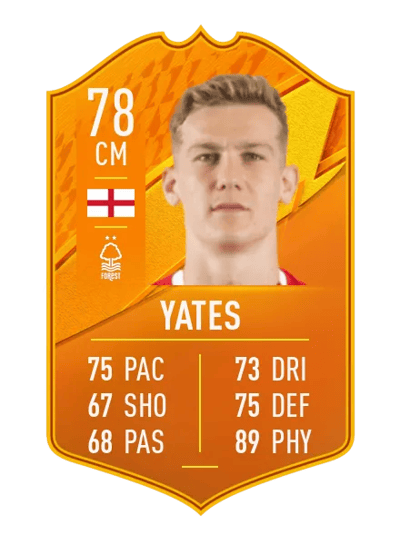 Ryan Yates Domestic Man of the Match 78 OVR