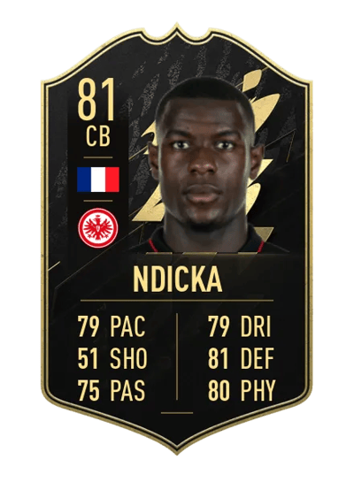 Evan Ndicka Team of the Week 81 OVR
