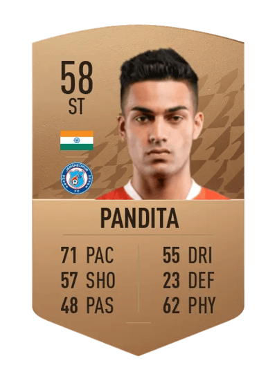 Ishan Pandita Common 58 OVR