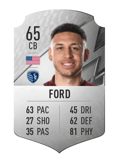 Kortne Ford Rare 65 OVR