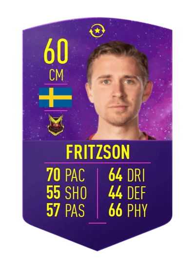 Ludvig Fritzson FUTURE STARS SWAP TOKEN 60 OVR