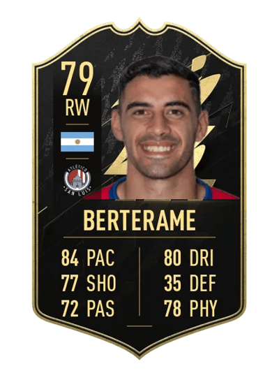 Germán Berterame Team of the Week 79 OVR