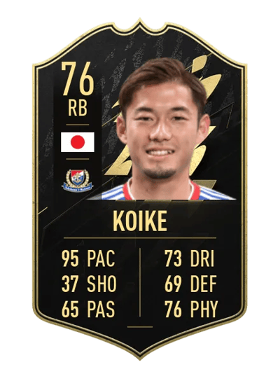 Ryuta Koike Team of the Week 76 OVR
