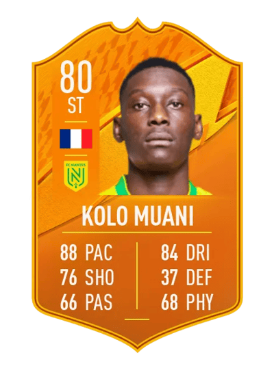 Randal Kolo Muani Domestic Man of the Match 80 OVR