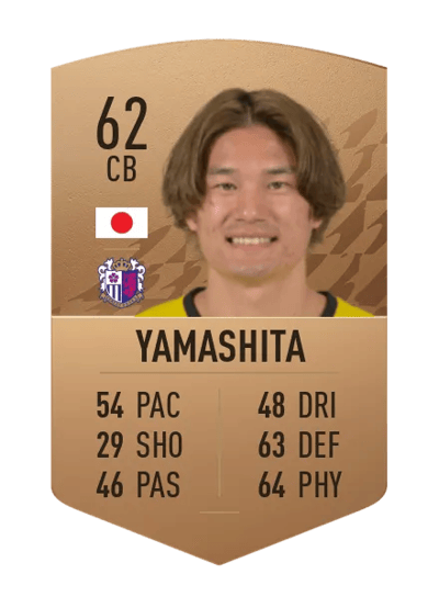 Tatsuya Yamashita Common 62 OVR