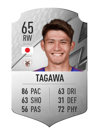 Kyosuke Tagawa Rare 65 OVR