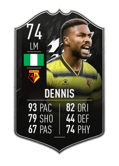 Emmanuel Dennis Team of the Week 74 OVR