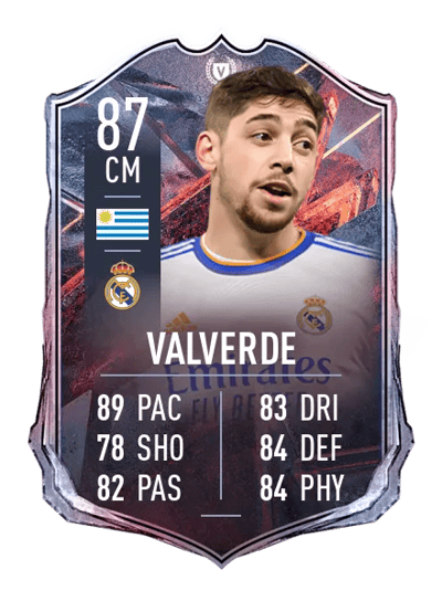 Federico Valverde FUT VERSUS FIRE 87 OVR