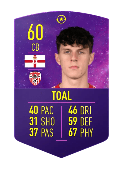 Eoin Toal FUTURE STARS SWAP TOKEN 60 OVR