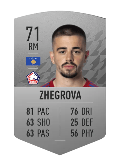 Edon Zhegrova Common 71 OVR