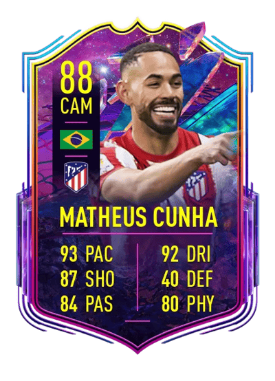 Matheus Cunha FUT Future Stars 88 OVR