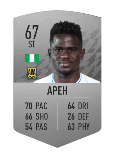 Emmanuel Apeh Common 67 OVR