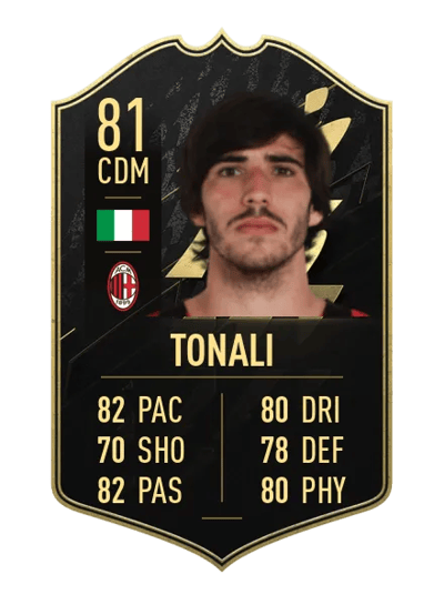 Sandro Tonali Team of the Week 81 OVR