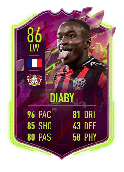 Moussa Diaby RULEBREAKERS 86 OVR