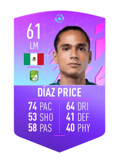 Jorge Díaz Price FUT BIRTHDAY TOKEN 61 OVR