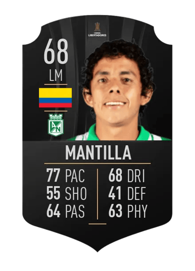 Daniel Mantilla CONMEBOL LIBERTADORES 68 OVR